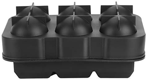 Vassoi per stampi per palline di ghiaccio in silicone, sfera Sfera per ghiaccio con coperchio e grandi stampi per ghiaccio quadrati per bar party, riutilizzabili (set di 2 stampi in silicone per vasch