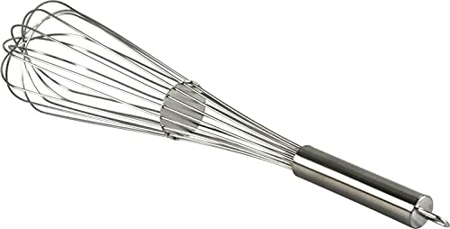 Professional Stainless Steel Strong French Whisk with Loop Handle (45cm)