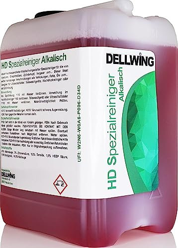 DELLWING HD nettoyant spécial alcalin 2.5L - Nettoyant concentré à ultrasons premium pour nettoyer les pièces automobiles