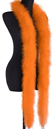 2 m Federboas natürlicher Federschal flauschige Federboas Kostümparty Zubehör für Hochzeit Party Cosplay Tanzkostüm