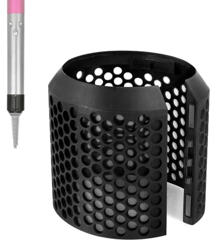 Outer Filter Cage Cover Replacement for Dyson for Airwrap Styler HS01 HS05 Strainer Magnetic Filter Cover Attachment, Black