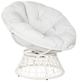 Home ESPRIT Gartensessel, Beige, Metall, Polyrattan, 95 x 86,5 x 90 cm
