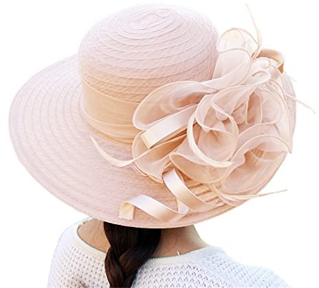 Damenhut Sommer Damen Sonnenhut Faltbar Strandhut Sonnenschutz breiter Krempe Sommerhut mit Blume UV-Schutz Sommermütze Freizeithut Urlaub Strandmütze für Reise Strand Outdoor Party Hochzeit