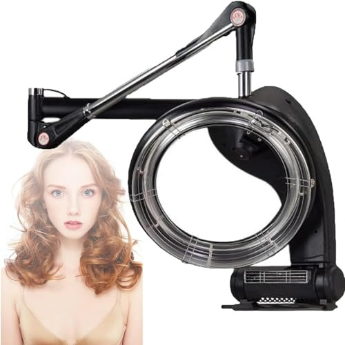RRHCW Secador Profesional Peluqueria,secador De Pelo Orbital Profesional Pared por Infrarrojos para Cabello Permanente,Procesador De Color De Cabello con Vaporizador,Sin Daños, Secador De Pelo De Pie