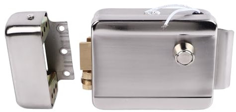 Cerradura Electrónica de la Puerta del Acceso del Intercomunicador del Timbre, Cerradura de la Puerta del Intercomunicador del Timbre Eléctrico Antirrobo 12V de Alta Resistencia
