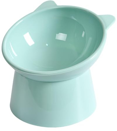 2X Gamelle Chat Surélevée, Bol Chat Sureleve Incline Anti Vomissement, Gamelle pour Chat Inclinable, Bol de Nourriture pour Chat Chien, Gamelle Chat pour Nourriture/Eau, Ecuelle Chaton Lave-Vaisselle