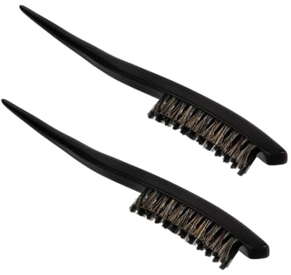 Didiseaon Cepillo Para El Cabello Cepillo De Cerdas Para Cardar Alisador Peine Portátil 2 Unidades