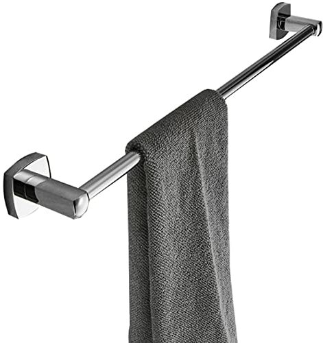 GKJHTED Handtuchstange doppelt mit Haken 40 80 cm Silber poliert Handtuchständer für Bad und Küche Verschiedene Größen Handtuchhalter für Geschirrtücher