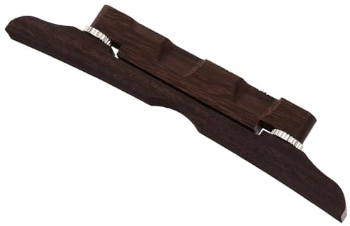 Ersatz Mandolinenbrücke für Reparatur, Langlebig und Praktisch | Professioneller Saitensteg, Leicht zu Verwenden, Verbessert Klangwirkung, Zubehör für Mandolinen Zufällige Farbe