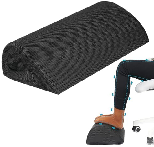 Cojín de altura - Cojín de apoyo terapéutico, cojín de apoyo para pies | Reposapiés ergonómico para aliviar dolores de espalda, rodillas y pies, reposapiés no deslizante para oficina, juegos