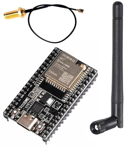 SP-Cow 1 Pack ESP32-WROOM-32U ESP32 DevKitC V4 USB-C with Antenna Kit