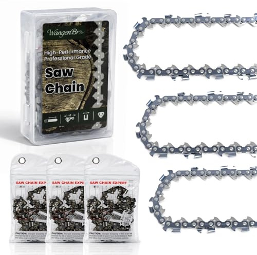 New 10 Inch Chainsaw Chain 3/8LP Pitch .043 Gauge 40 Drive Links, 10 Inch Replacement Chain for EGO PSA1020, RYOBI P2502, Worx WG322 WG323, Makita XCU06, Milwaukee M18, BLACK+DECKER & More - R40
