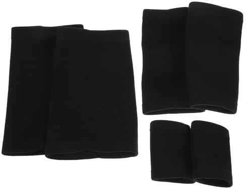 Gatuida 6 Pcs Volleyball Knee Pads and Elbow & Wrist Pads - Hand and Knee Protection Sleeves Set for Kids Youth Dance Football Basketball Running