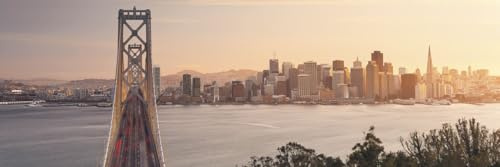 Sanders & Sanders fotomural paisaje californiano beige y gris 300 x 100 cm