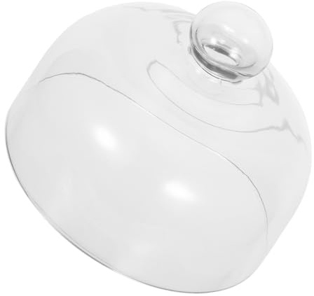 OUNONA Tapa Cristal Microondas de Vidrio Transparente Protección Antisalpicaduras para Microondas, Apta para Cuencos y Alimentos Cocina