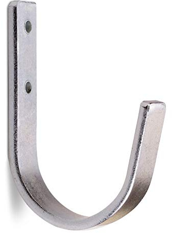 10 x OrgaTech Universalhaken flach 110 x 70 mm Gerätehalter Montagehaken Allzweckhaken