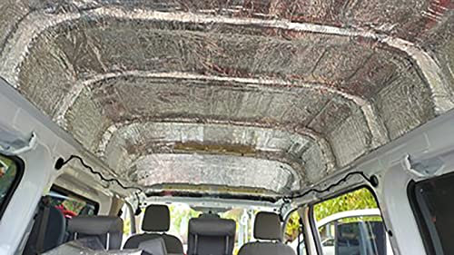 Self-adhesive Foil Insulation Ideal Insulating Wrap Easy Install Bubble for Attics, Lofts, Floors, Sheds, Caravans, Boats, Greenhouses, Pet Homes and Garages Vapour Barrier(Size:1x25m/3.2x82ft)