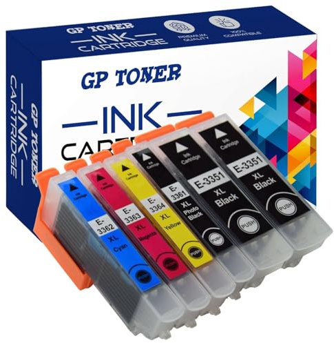 Druckerpatronen Tintenpatronen kompatibel für Epson XP 530 540 630 635 640 830 900-33XL CMYK