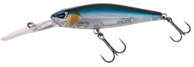 ZECK - Kleiner Twitchbait ideal für Barschangler - Hitch 2.0 | 6,0 cm | 1,8 m Suspender - Baitfish