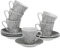 Versa Juego de Tazas de Café Palmera Porcelana