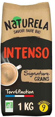NATURELA - Café Grains Bio - Intenso Signature - 1 kg