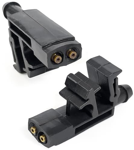 CLICKNFIT 2 unidades de boquilla de lavado de parabrisas boquilla boquilla boquilla para Citroen Berlingo 1996-2016 / Peugeot Parner 1996-2016 6438A0 96084939