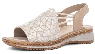 ara Hawaii sandaler, sand/silver, sand, 39 EU, Sand silver sand, 39 EU