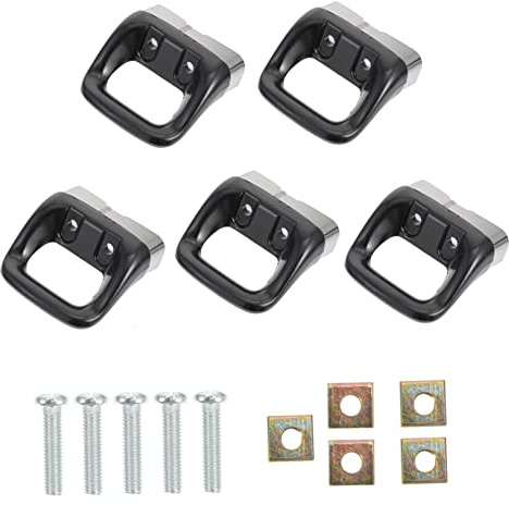 Amosfun Manici di Ricambio per Pentole e Padelle Laterali in Acciaio Inox, Maniglie Antiscottatura per Pentole a Pressione e Casseruole, Set da 5 Pezzi per Cucina Professionale