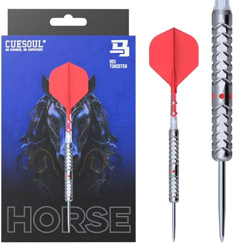 CUESOUL Chinese Zodiac Steel Series 20g/21g/22g/23g/24g 90% Wolfram Dart-Set mit integriertem ROST T19 Flight