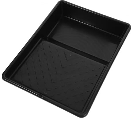 CANIGHT Vassoio Per Vernice in Plastica 9 Pollici Rivestimenti Per Vaschette Di Vernice E Vaschetta Per Pennelli Pittura Murale E Progetti Di Pittura Domestici Nero