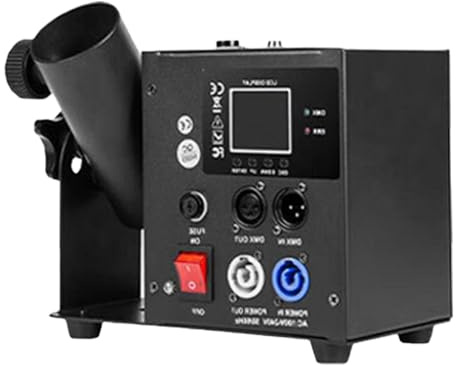 Máquina De Confeti, Lanzador De Confeti Eléctrico Profesional, con Control Remoto Inalámbrico, Gran Área De Cobertura, para Varios Eventos (Singlehead)