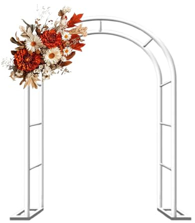 Pergola de jardin en fer forgé pour plantes grimpantes Décoration de mariage Disponible en 80-350 cm Blanc 300 x 220 cm
