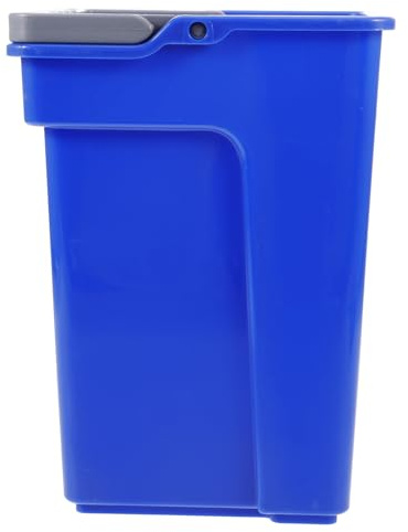 BAZEITFLOW Cubo de Fregona de Plástico Azul 4 litros con Asa Multifuncional para Limpieza Doméstica Oficina Escuela y Uso Comercial