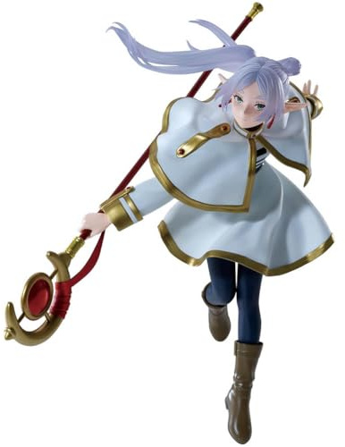 Zhongkaihua Frieren Figur Battle Style Anime Actionfigur Cartoon Mädchen Frieren Modell 20 cm PVC Statue Sammlerstück Fgiure Desktop Ornament
