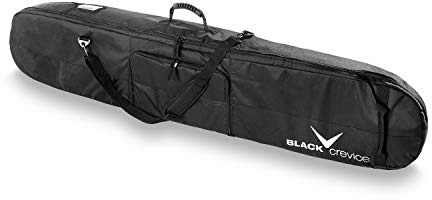 Black Crevice snowboardbag (med skofack), svart/silver, 170 x 26 x 8 cm, 35 liter, BCR151001-1