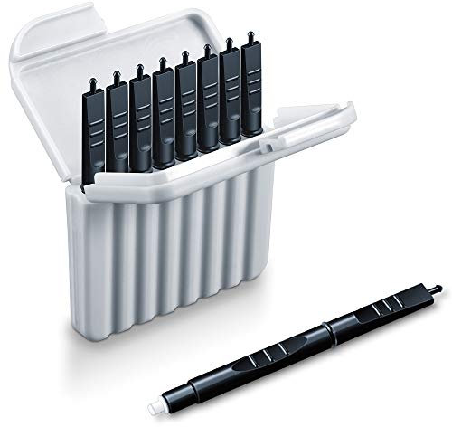 Beurer Cerumenfilter zur Pflege der Beurer HA 60 Paar und HA 85 Paar Hörhilfen, 32 Cerumenfilter auf Wechselstäben in praktischen Aufbewahrungsboxen