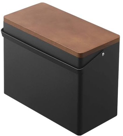 YAMAZAKI Home Cassetta di pronto soccorso, acciaio, nero, taglia unica