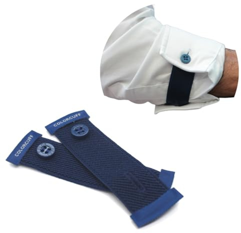Colorcuff Manschettenhalter - Ärmelhalter für Männer mit Stil - Hemdhalter - Langarmhemd - Freizeithemd - Geschenk für Männer