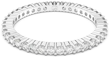 Swarovski Matrix Vittore Ring, Weiße Rundschliff-Kristalle