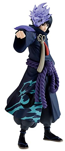 BANPRESTO, Sasuke Uchiha Naruto Shippuden Actionfigur (Animation 20Th Anniversary Costume), 16 cm, Mehrfarbig BP88197