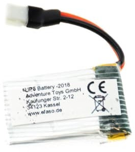 efaso RC Flugzeug A-120 ferngesteuertes Flugzeug aus robustem EPO-Material mit Stabilisierungssystem 3-Kanal Flugzeug ferngesteuert mit 2,4GHz Rc Passagierflugzeug (Akku 3,7V 300mAh Molex Stecker)