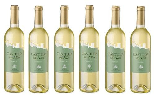 Castillo de Aza - Vino rueda blanco verdejo - Vino Blanco D.O Rueda - Caja de 6 Botellas x 750 ml