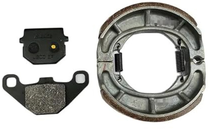 HAHvvBOF Système de freinage de Moto Plaquettes de Frein Avant et arrière for Moto et vélo, pièces de Rechange for AN125, an 125cc, an 125, HJ125T-7, HJ125T-8, HS125T