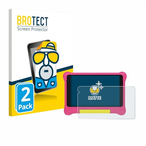 BROTECT Entspiegelungs-Schutzfolie für Happybe Kids Tablet 7 (2 Stück) Matte Displayschutz-Folie, Anti-Reflex, Anti-Fingerprint