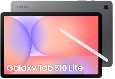 Samsung Galaxy Tab S10 Lite 128 GB - Tablet con IA, Incluye S Pen, 6 GB Memoria, Pantalla 10,9, Batería de Larga Duración, Color Gris, Garantía del Fabricante 3 Años + 1 Año Extra (Versión Española)