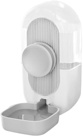 800 ml Katze Hund hängender Wasserspender Automatischer Wasserkocher zum Füttern in Käfigen Siphon Nachfüllung Vakuumschloss Design Sichtebene Fenster 360 Grad drehbare Schnalle Dual Mode Installation