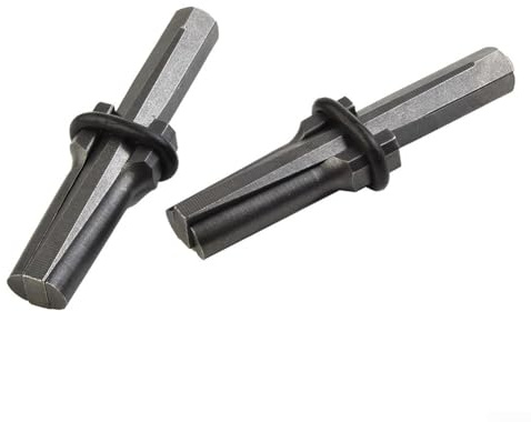 Gdfnmogo Juego de 5 cuñas de división de piedra de 14 mm y cuñas de plumas, herramientas manuales resistentes para granito, mármol, hormigón y piedra dura, 9/16