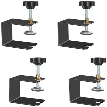 Serre-joint en C,Serre-joint à vis,Serre-joint pour poutre,Support de serrage,Joints à vis,Petit,Pour le montage de tiroirs,Travail du bois,Bricolage,Lot de 4