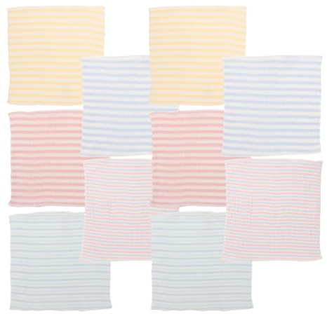 MAGICLULU Lot de 10 Bandes de Ventre en Coton Élastique et Respirant pour -nés, Protections Abdominales Confortables pour Bébé