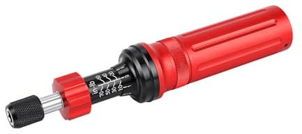 Eminchu Destornillador Dinamométrico Multifuncional Ajustable de Rango de 10-70 Pulgadas, Destornillador de Torsión Preestablecido con 19 Puntas 1 Adaptador, Ideal para Reparación y Montaje